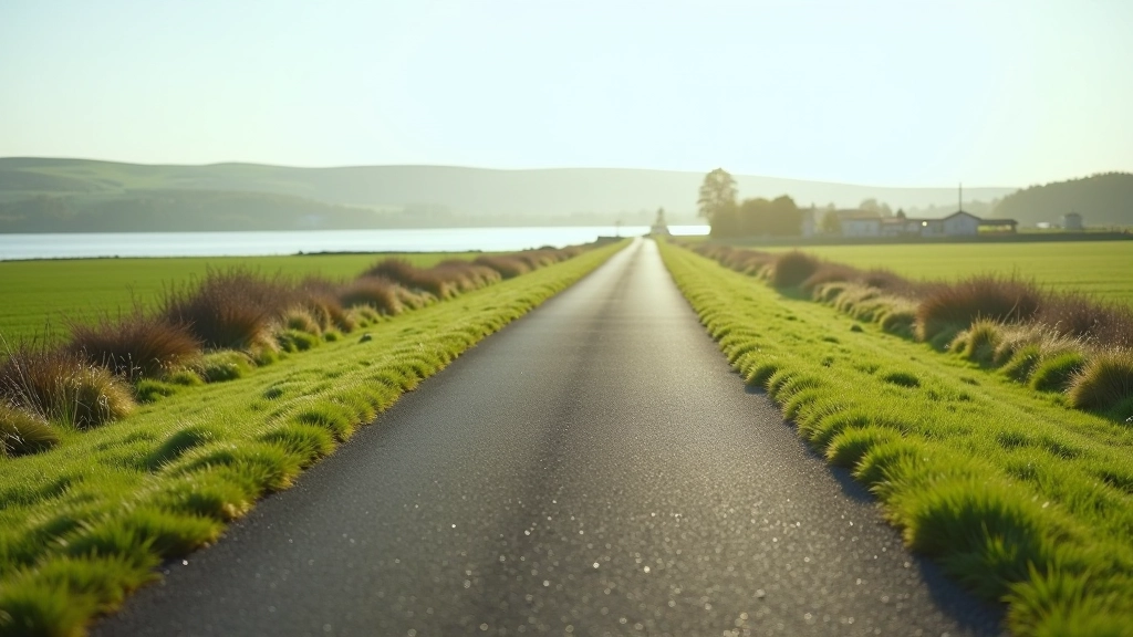 Scenic riverside cycling path with flat terrain alongside the Suir river in County Tipperary